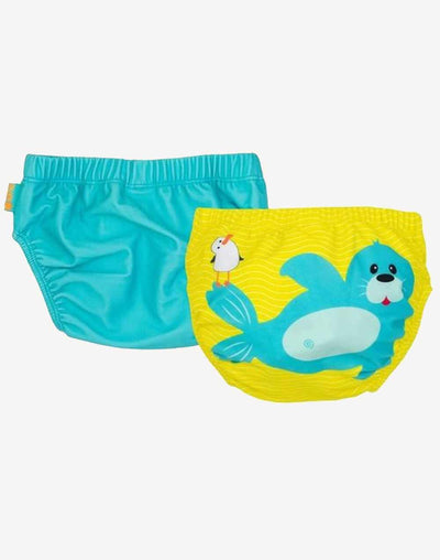 2 Pack Reusable Swim Diaper#color_aqua