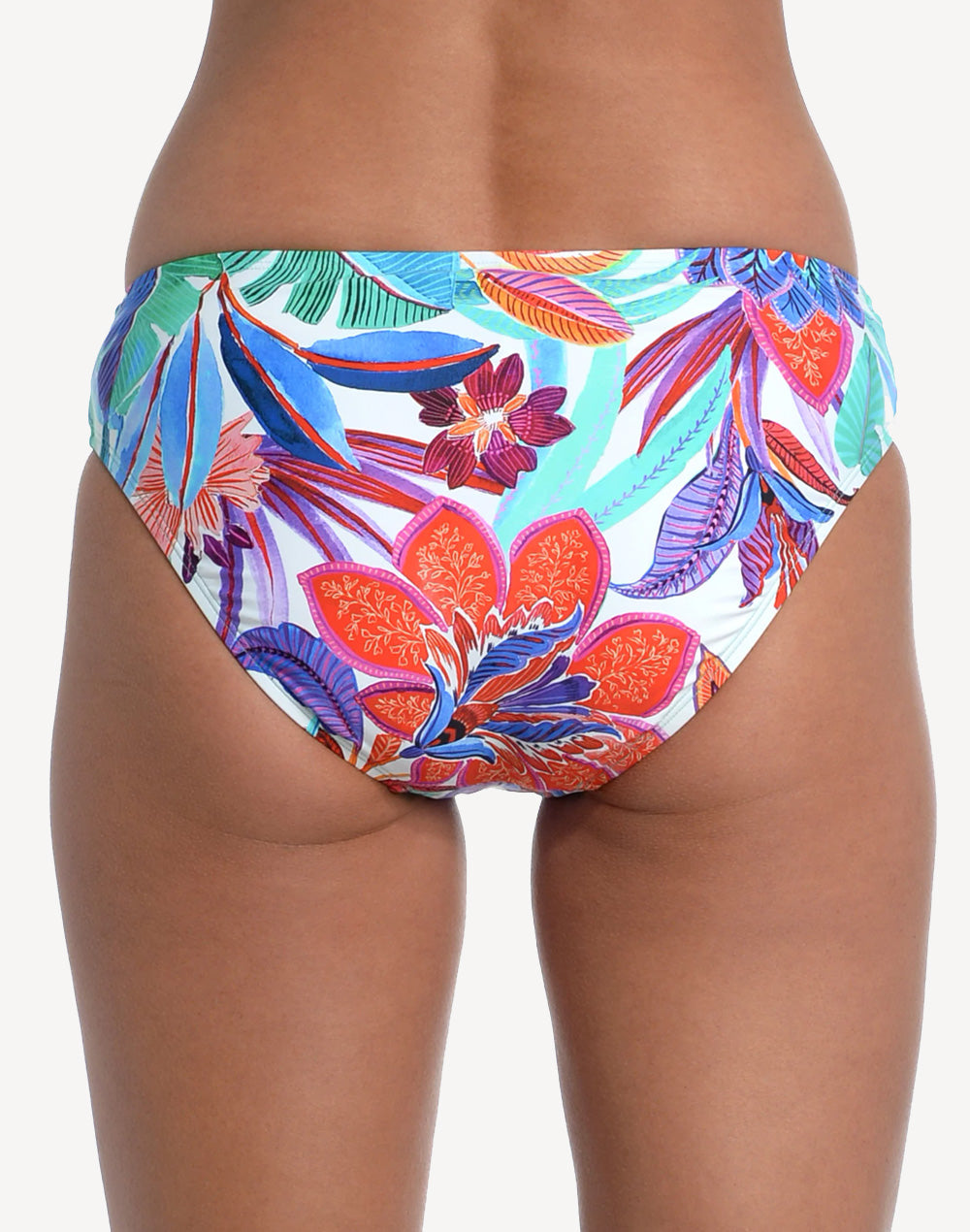 Tropics Of Tropez Banded Bikini Bottom#color_tropics-of-tropez-aqua