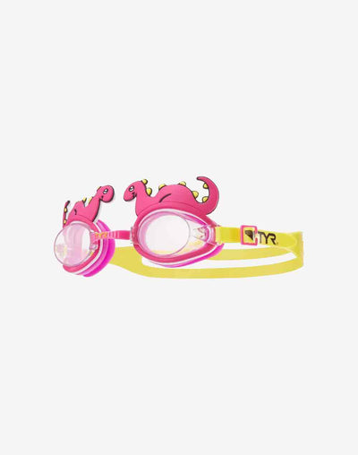 Kids Pink Dino Goggles#color_pink