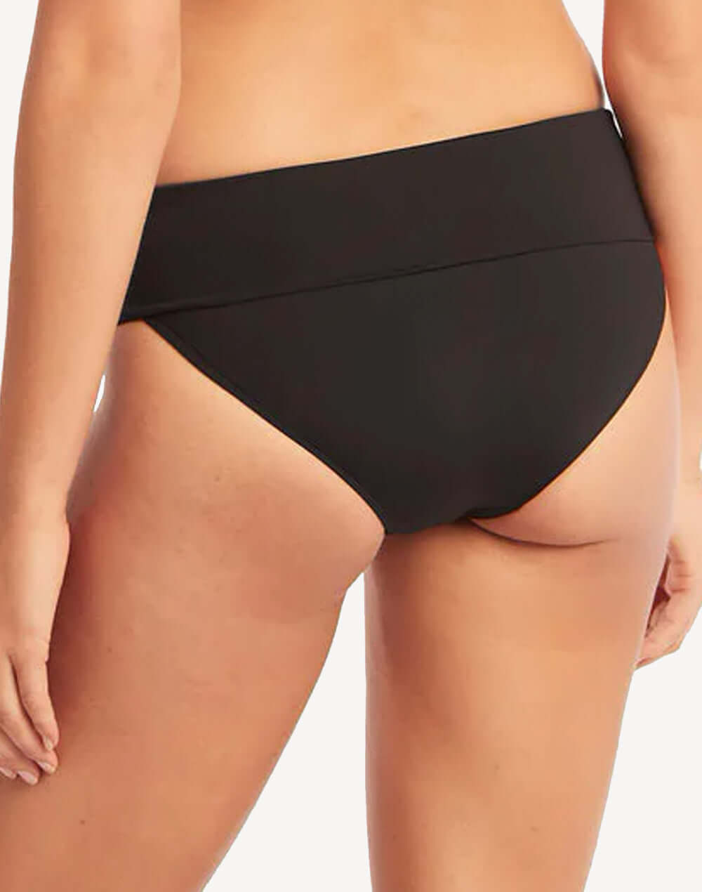 Essentials Roll Band Bikini Bottom#color_black
