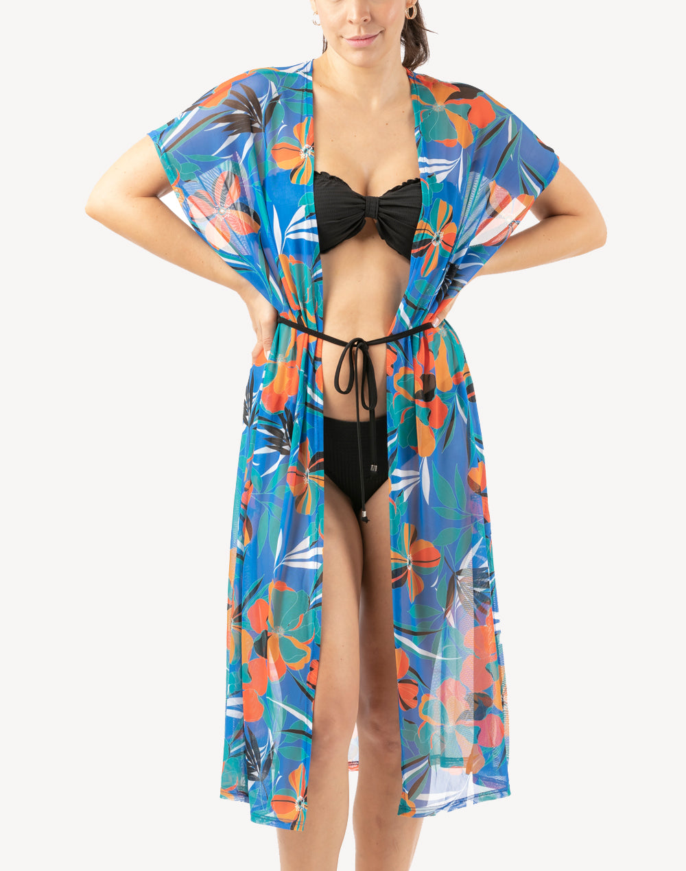 Sunkiss Long Kimono Cover Up#color_blue-print