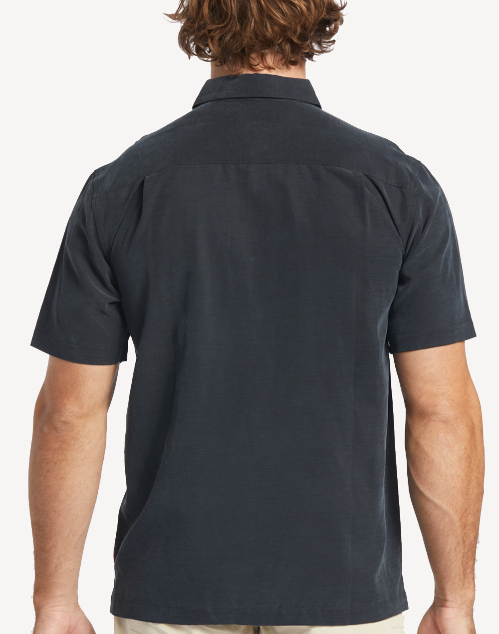 Tahiti Palms 4 Short Sleeve Shirt#color_black