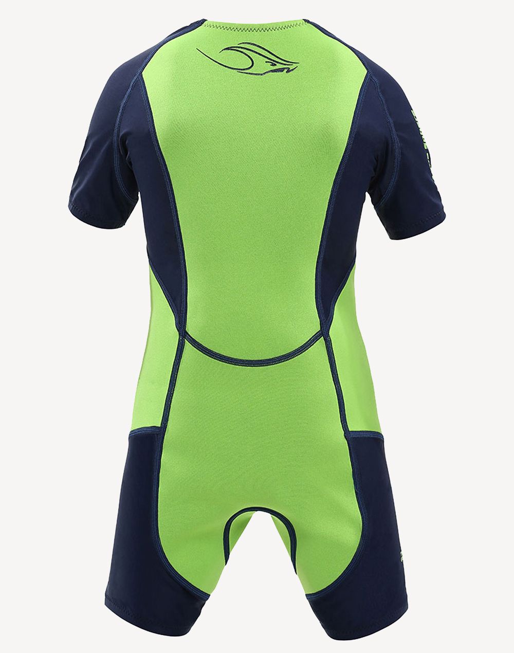 Kids Stingray Green Thermal Suit#color_green