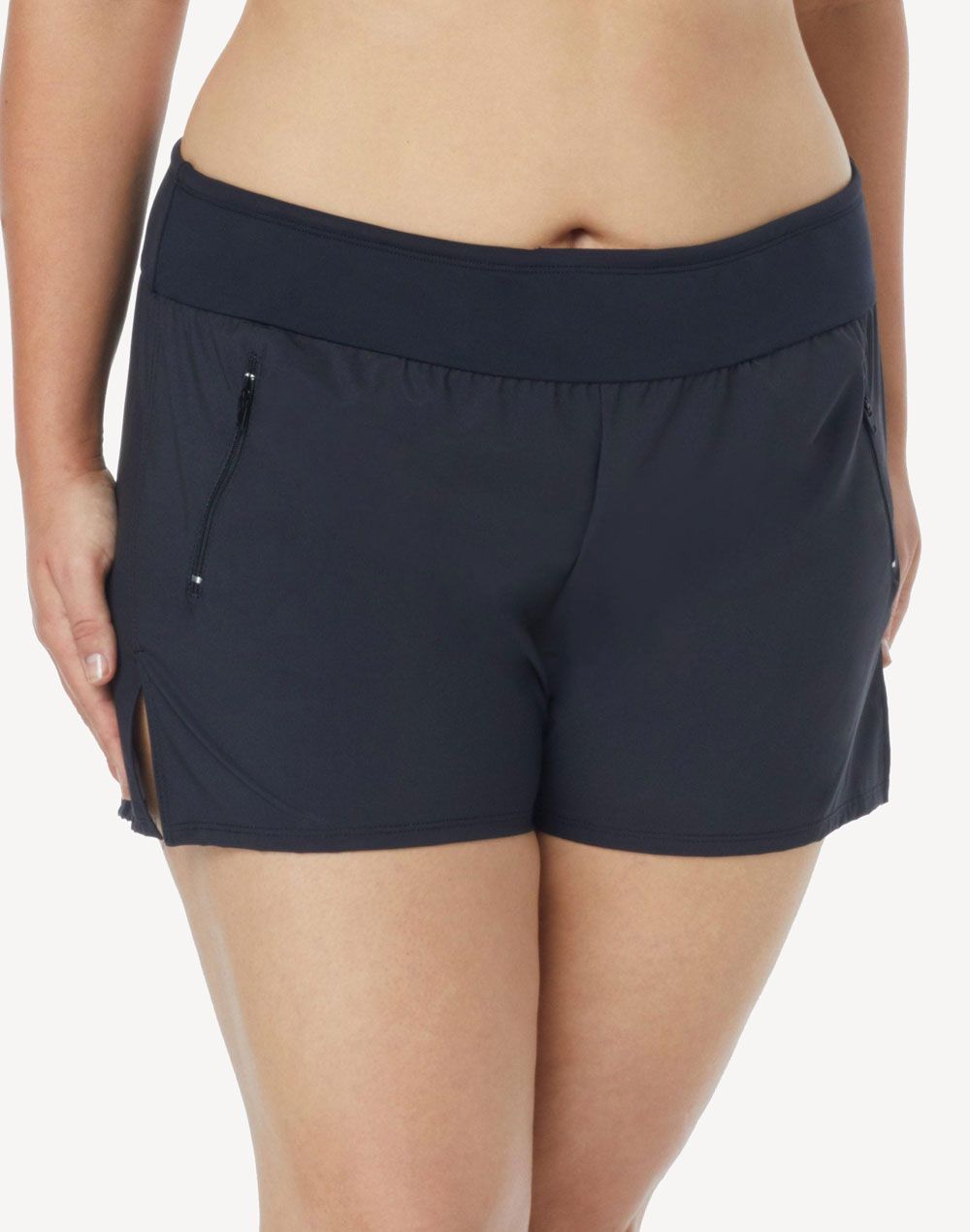 Beach House Full Figure Woven Short With Panty