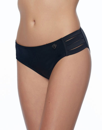 Body Glove Smoothies Nuevo Contemporary Bikini Bottom#color_black