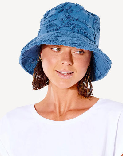 Sunrays Terry Bucket Hat#color_navy