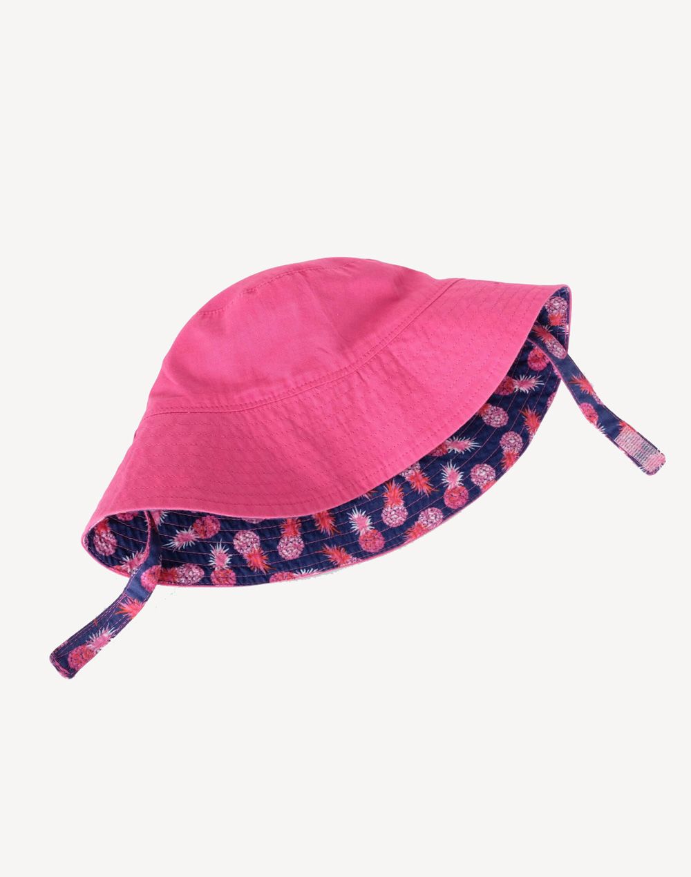 Hatley Party Pineapples Sun Hat#color_pink