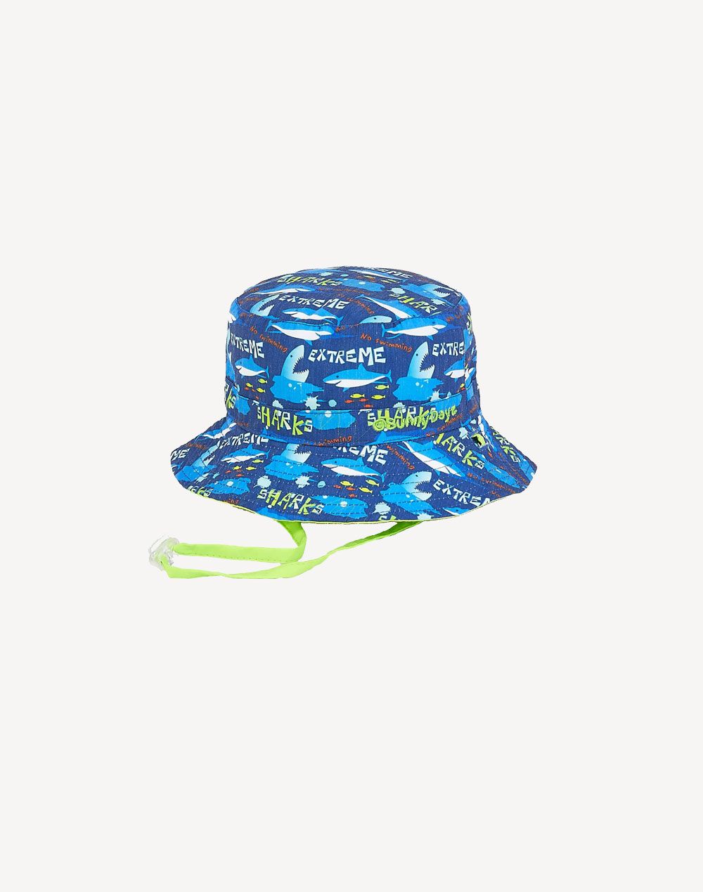 Sunny Dayz Crew Cotton Reversible Bucket Hat#color_blue