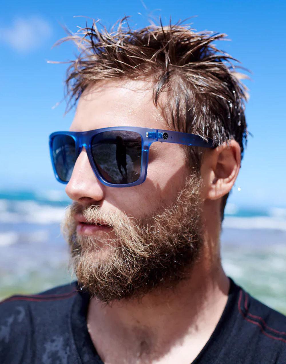 Limits Polarized Sunglasses#color_limits-storm-blue-smoke