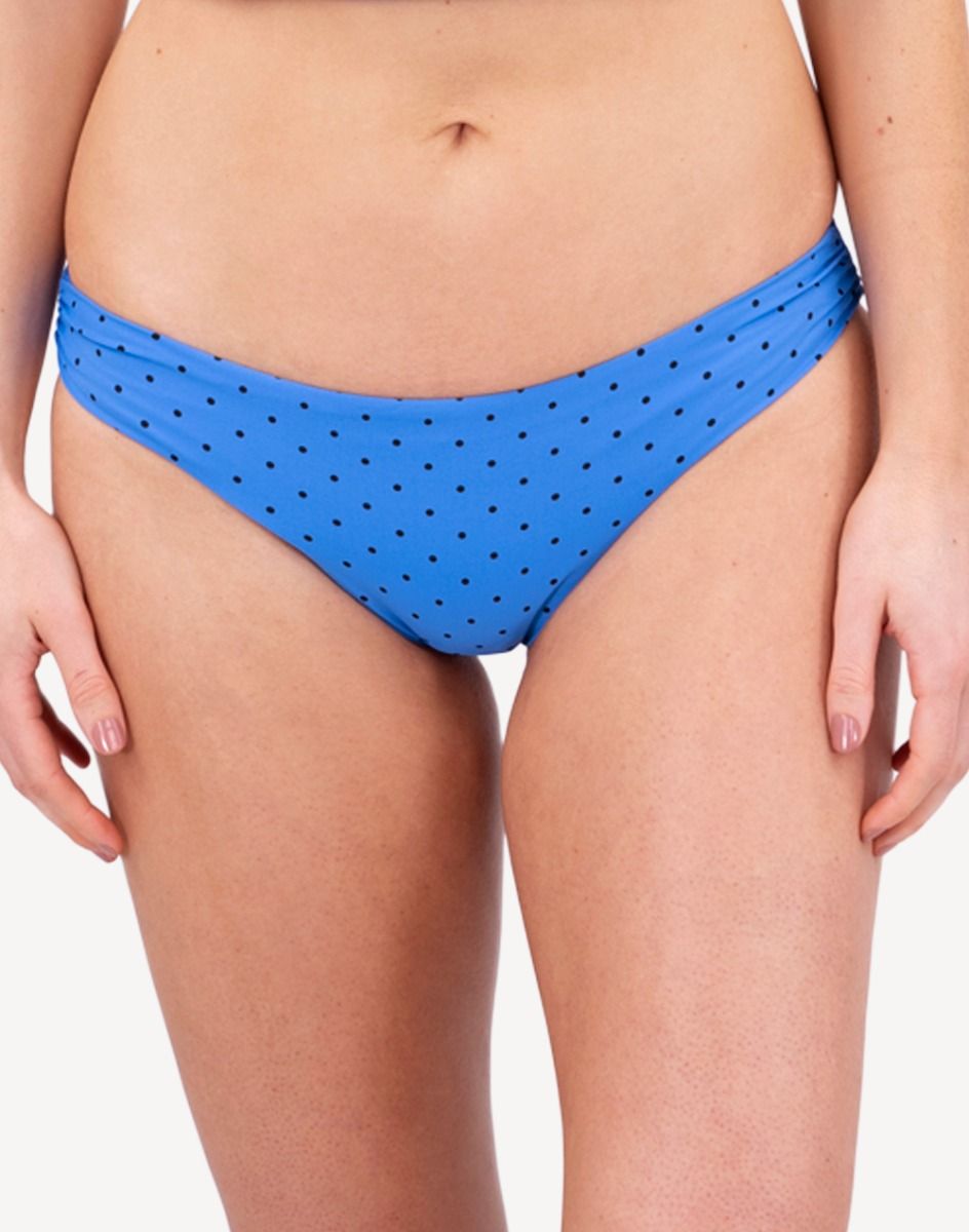Mai Tai Ruched Side Bikini Bottom#color_blue