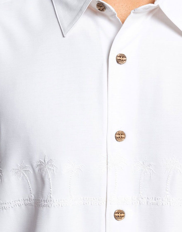 Quiksilver Waterman Tahiti Palms 4 Short Sleeve Shirt