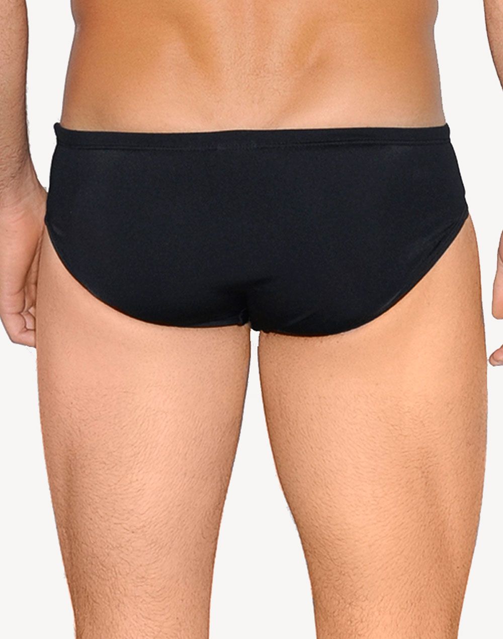 TYR Mens Solid Polyester Brief#color_black