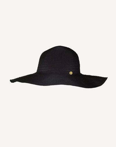 Seafolly Women's Shady Lady Lizzy Hat#color_black