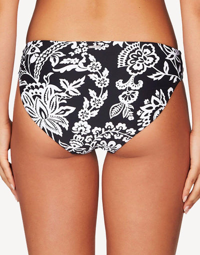 Sea Level Lotus Mid Bikini Bottom#color_black