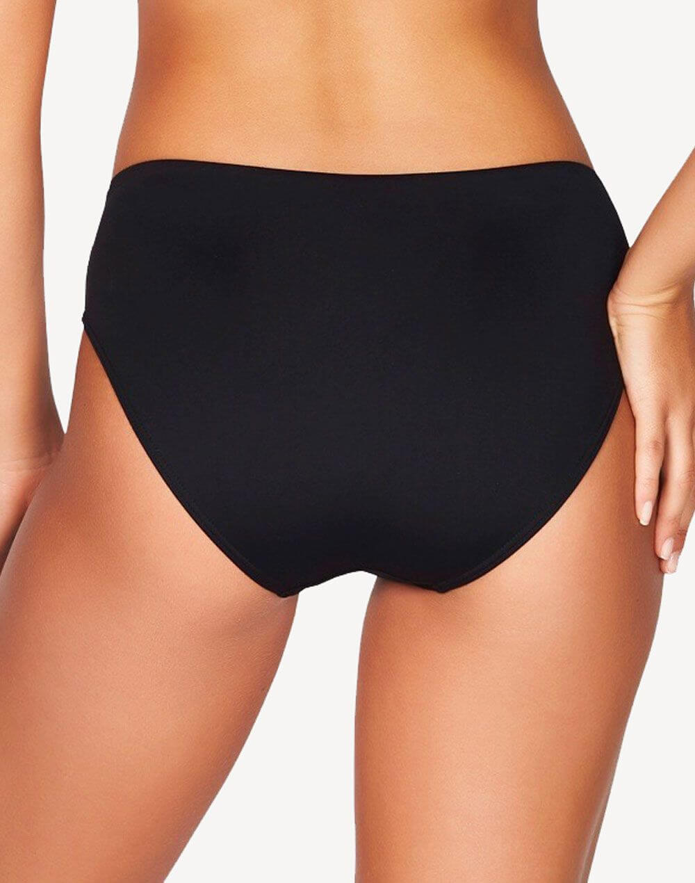 Sea Level Essentials Solid Mid Rise Bikini Bottom