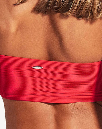 Seafolly Essentials Tube Bikini Top#color_red