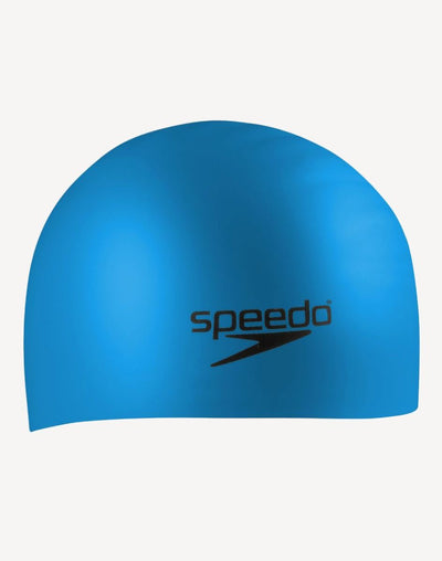 Speedo Silicone Long Hair Cap#color_blue