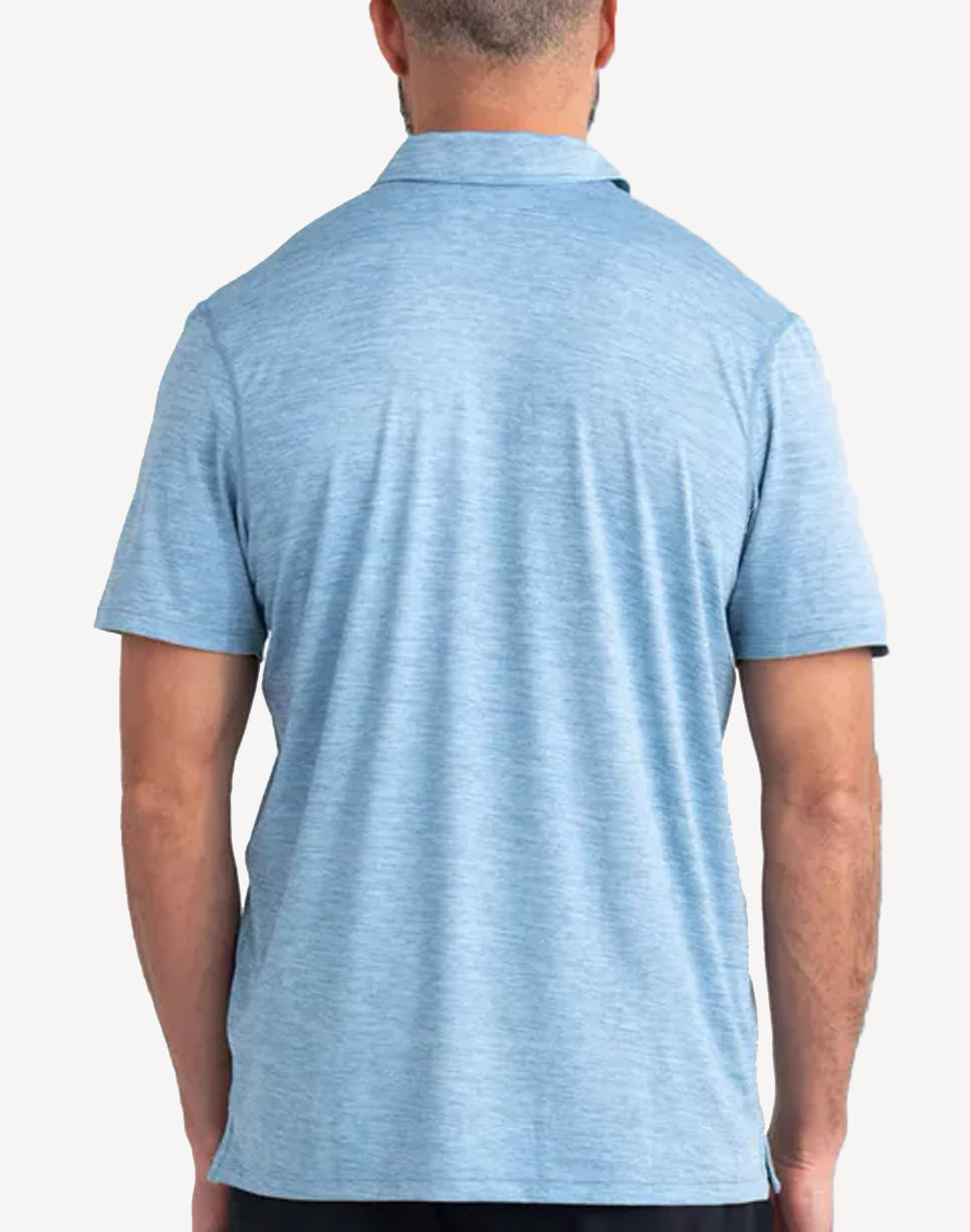 Droptemp All Day Cooling Polo Tee#color_washed-blue-heather