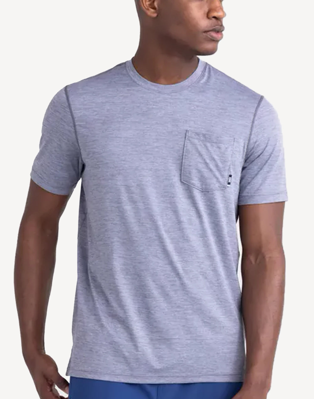 Droptemp All Day Cooling Pocket Tee#color_shark-heather
