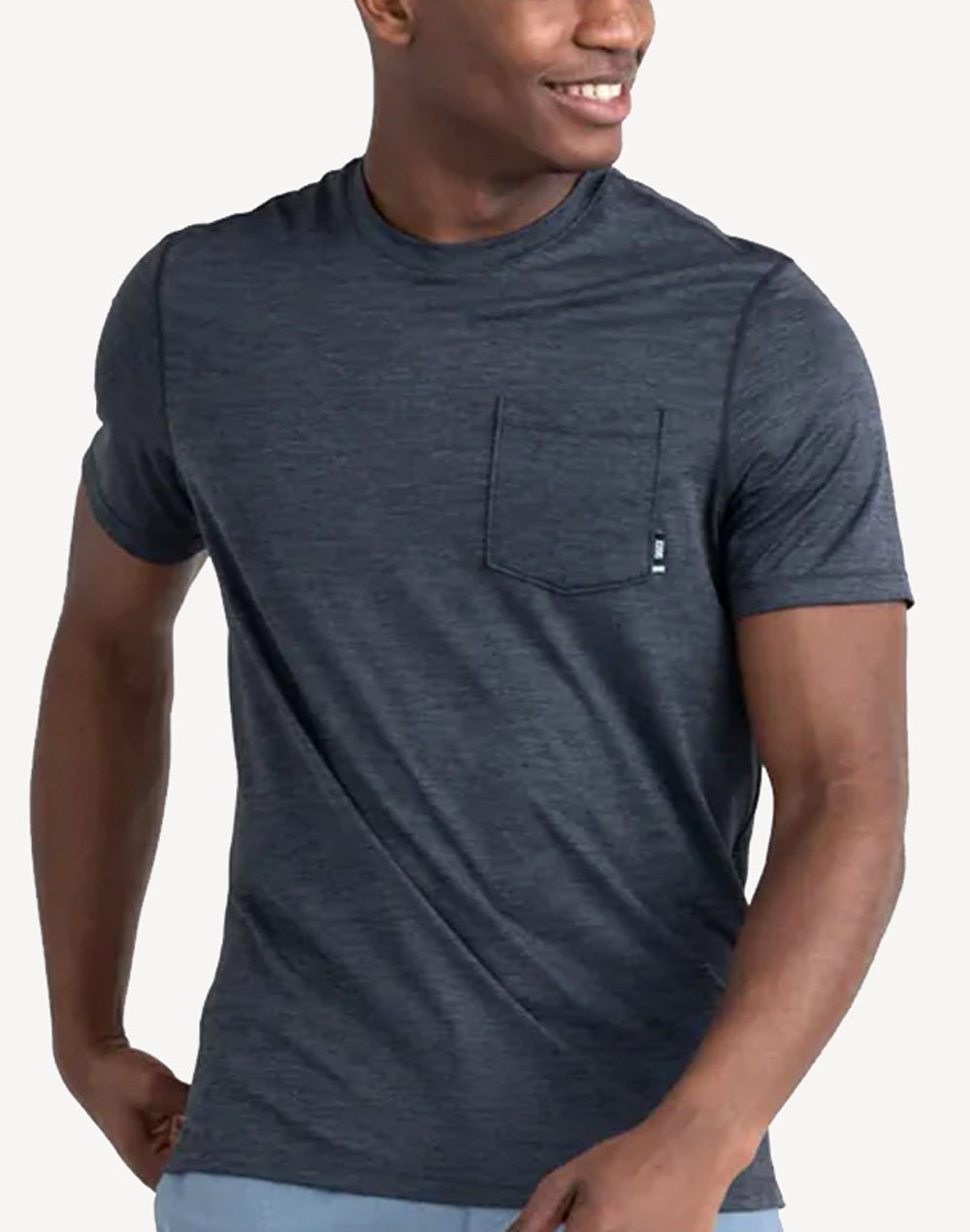 Droptemp All Day Cooling Pocket Tee#color_turbulance-heather